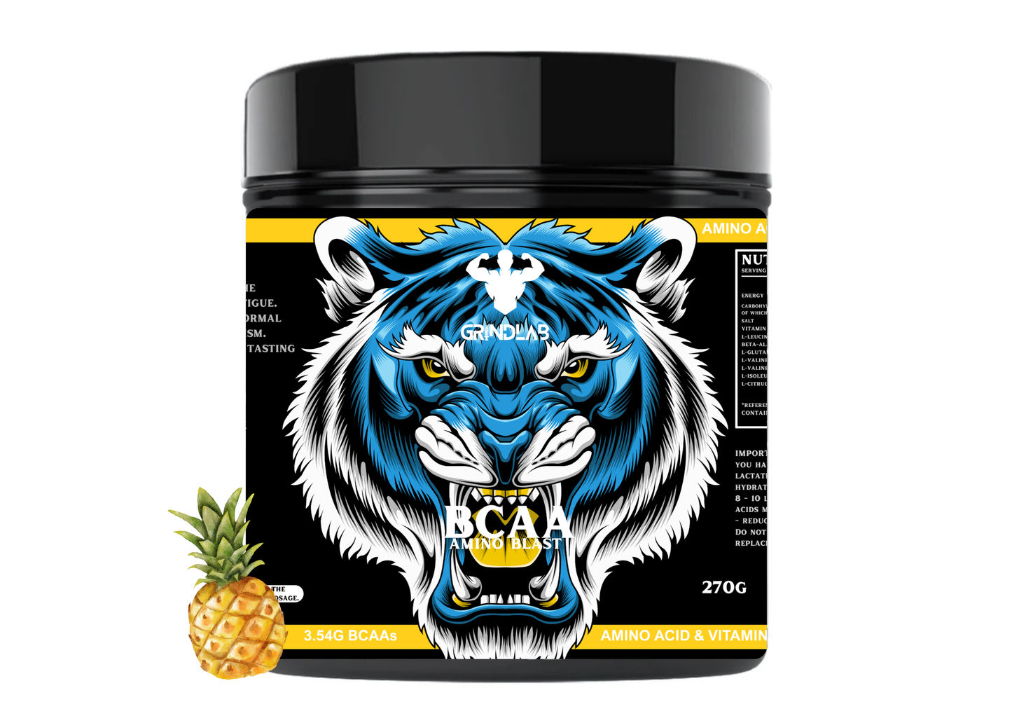 BCAA – Amino Acid & Vitamin Complex (Multiple Flavours) 270g
