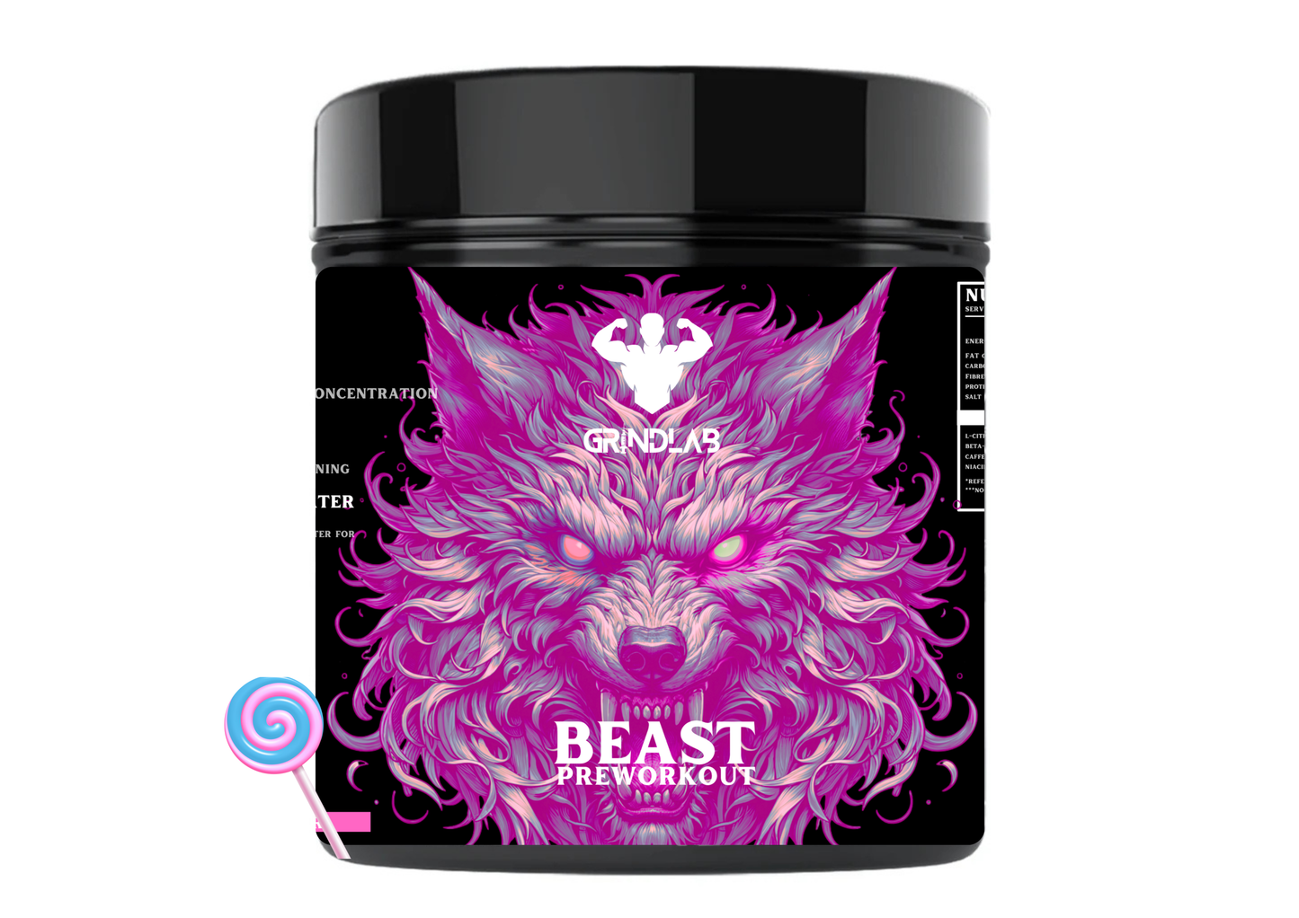 BEAST Pre-Workout – Extreme Energy &amp; Focus Formula (Multiple Flavours) 150g