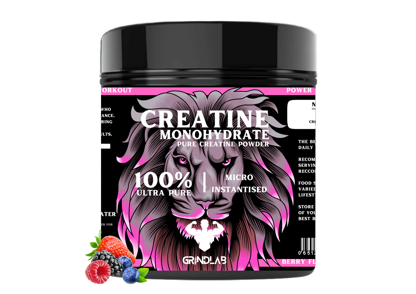 Creatine Monohydrate –  100% Ultra Pure & Micro-Instantiated (Multiple Flavours) 250g